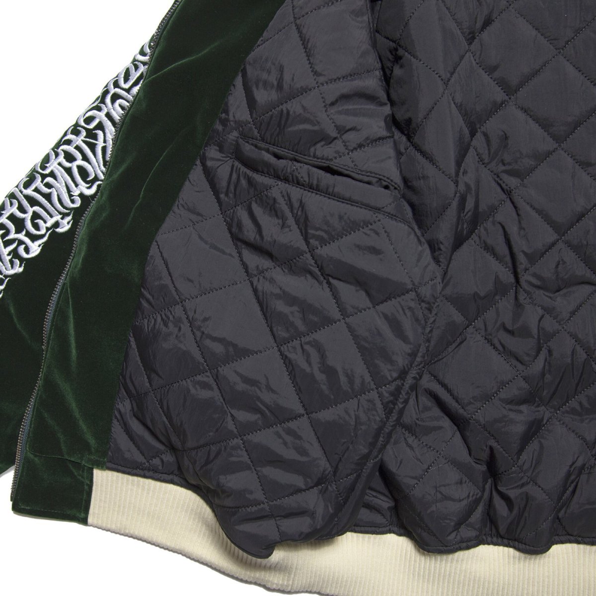 画像19: HAIGHT / [CASPER] FLAMES LOGO VELOUR JACKET (19)