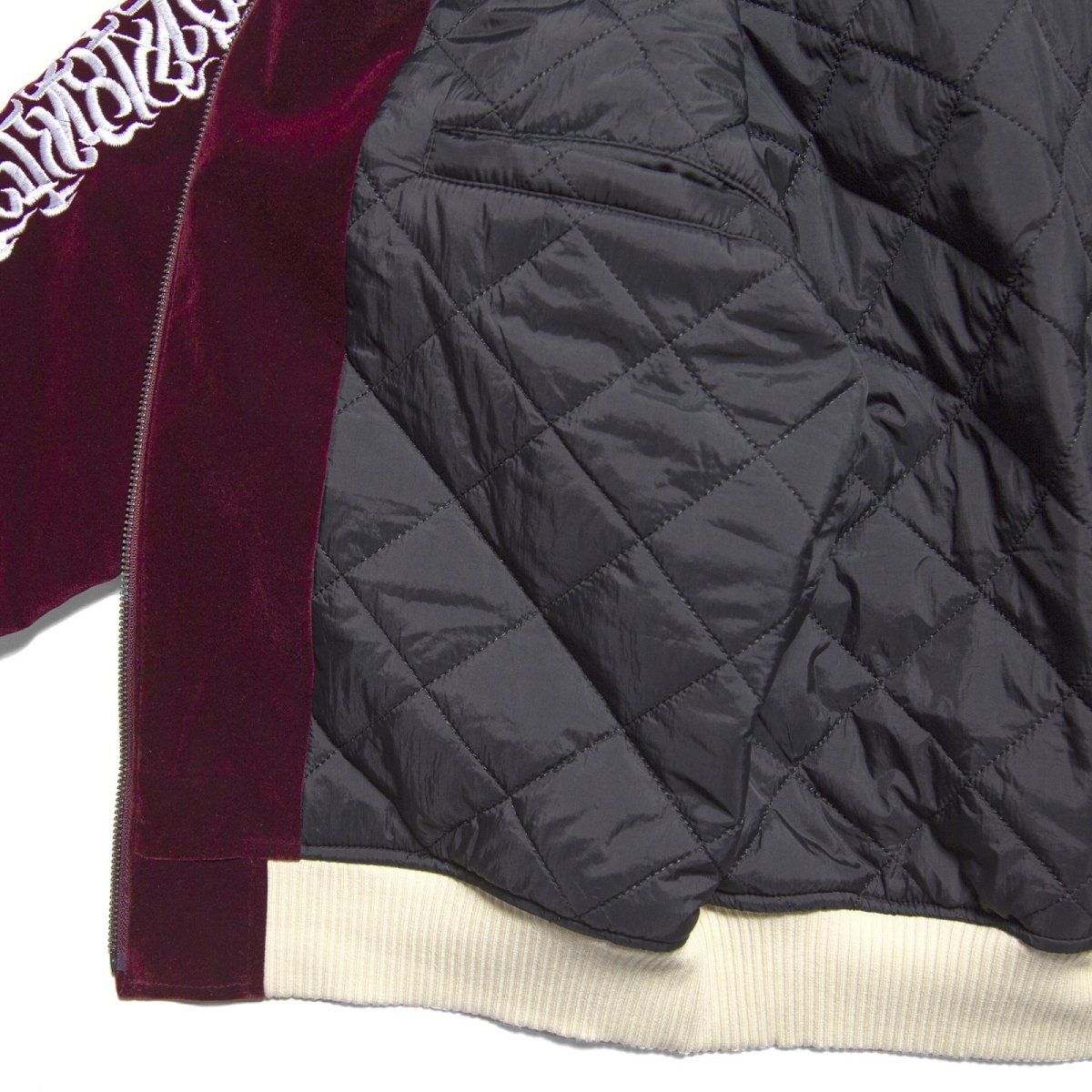 画像20: HAIGHT / [CASPER] FLAMES LOGO VELOUR JACKET (20)