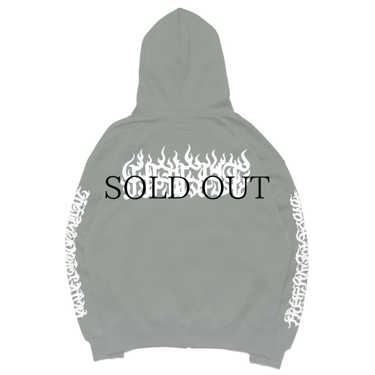 画像8: HAIGHT / [CASPER] FLAMES LOGO ZIP HOODIE (8)