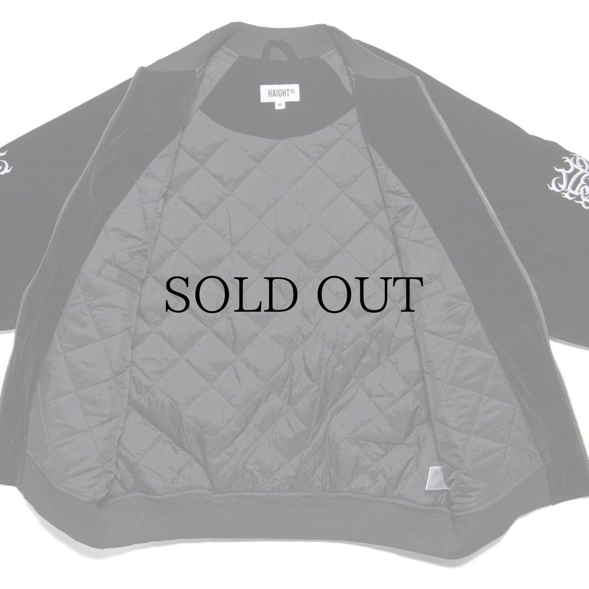 画像15: HAIGHT / [CASPER] FLAMES LOGO VELOUR JACKET (15)