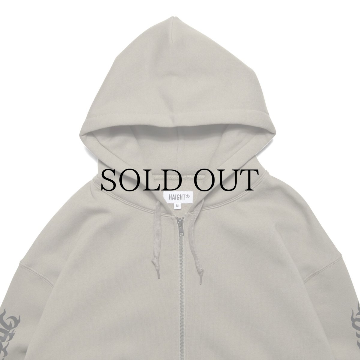 画像10: HAIGHT / [CASPER] FLAMES LOGO ZIP HOODIE (10)