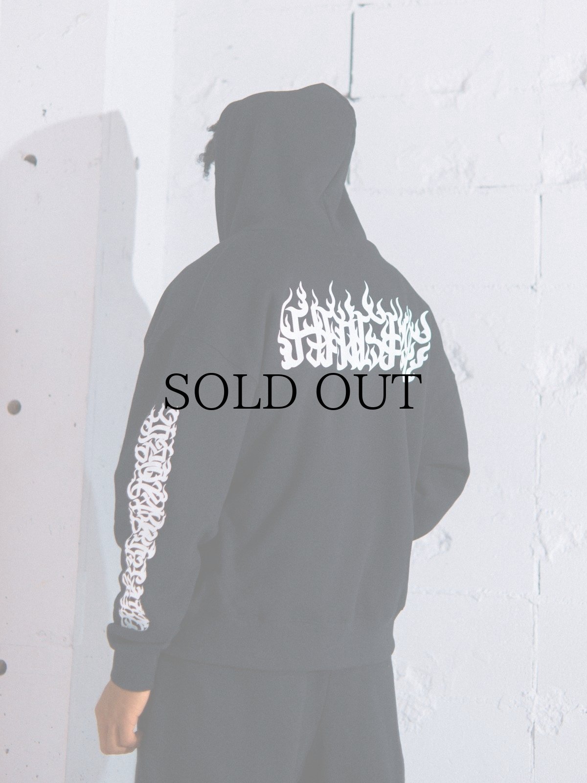 画像21: HAIGHT / [CASPER] FLAMES LOGO ZIP HOODIE (21)