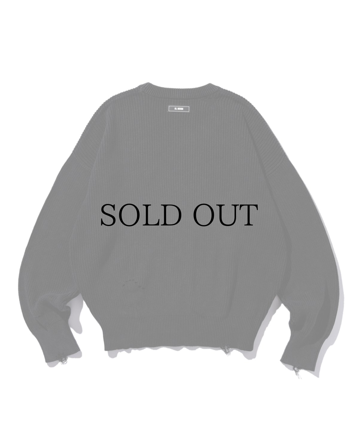 画像4: EL REIGN(エルレイン) / GORE LOGO DAMAGE WASH KNIT (4)