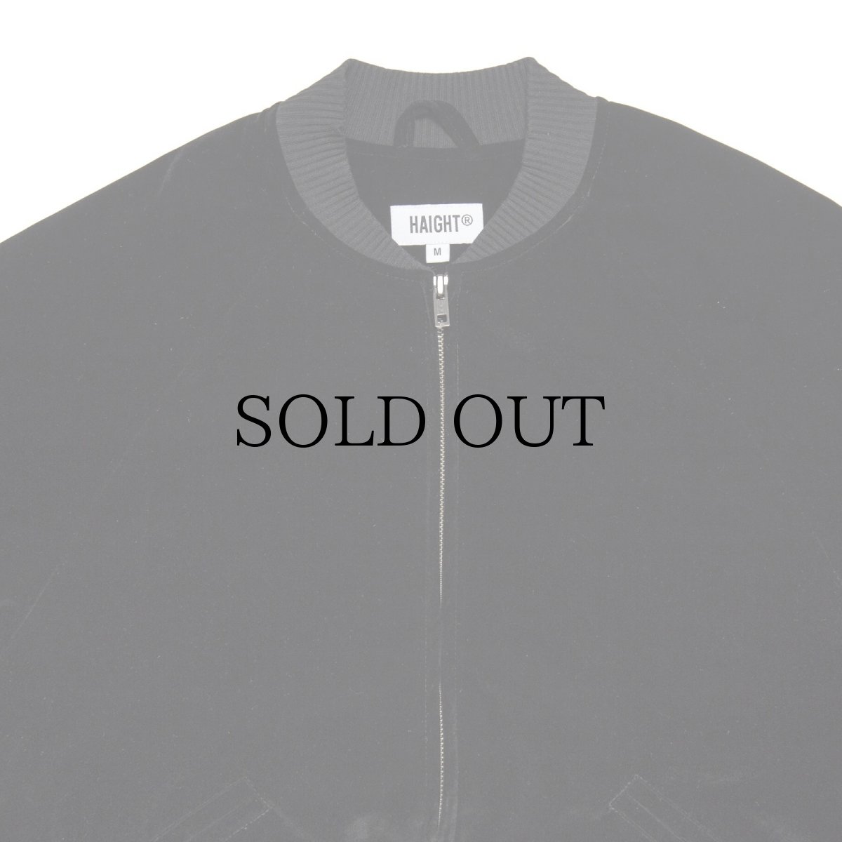 画像9: HAIGHT / [CASPER] FLAMES LOGO VELOUR JACKET (9)