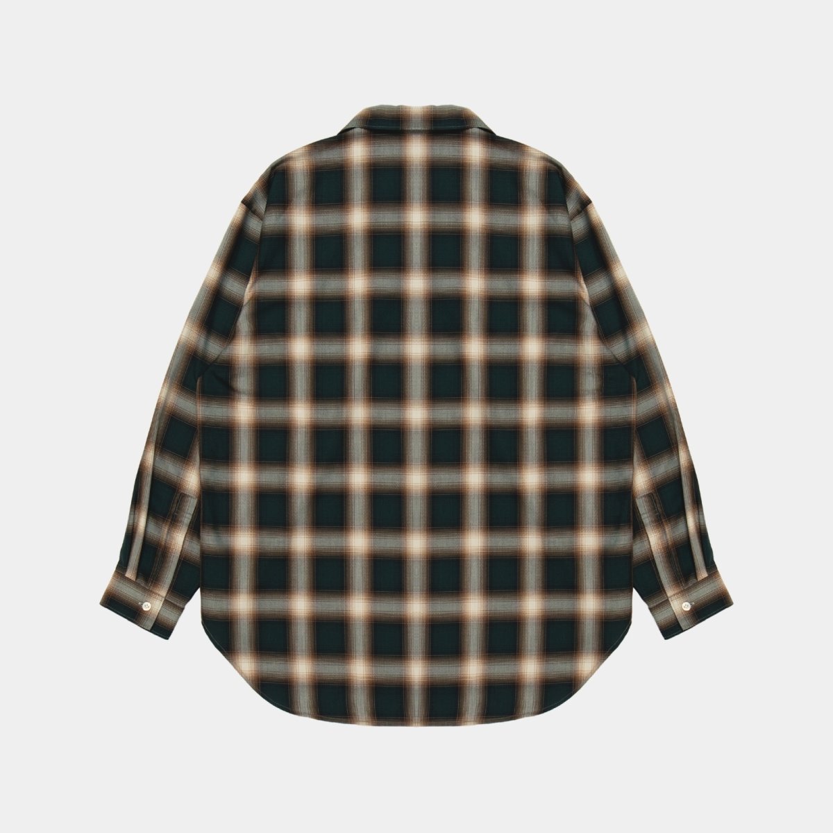 画像3: APPLEBUM(アップルバム) / Ombre Check L/S Aloha Shirt (3)
