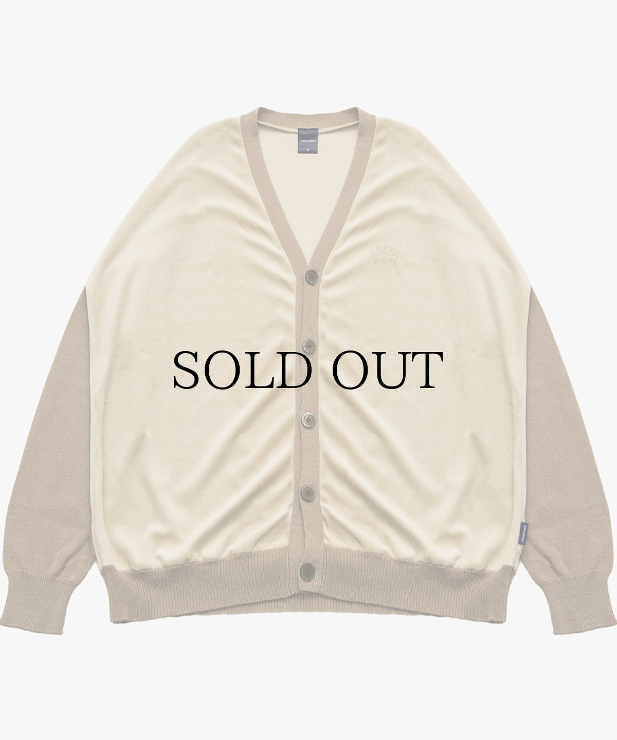 画像2: APPLEBUM(アップルバム) / Velor Knit Cardigan (2)