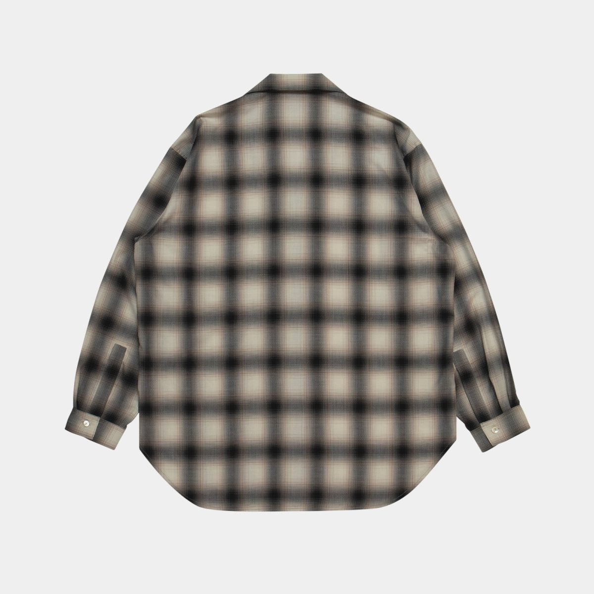 画像4: APPLEBUM(アップルバム) / Ombre Check L/S Aloha Shirt (4)