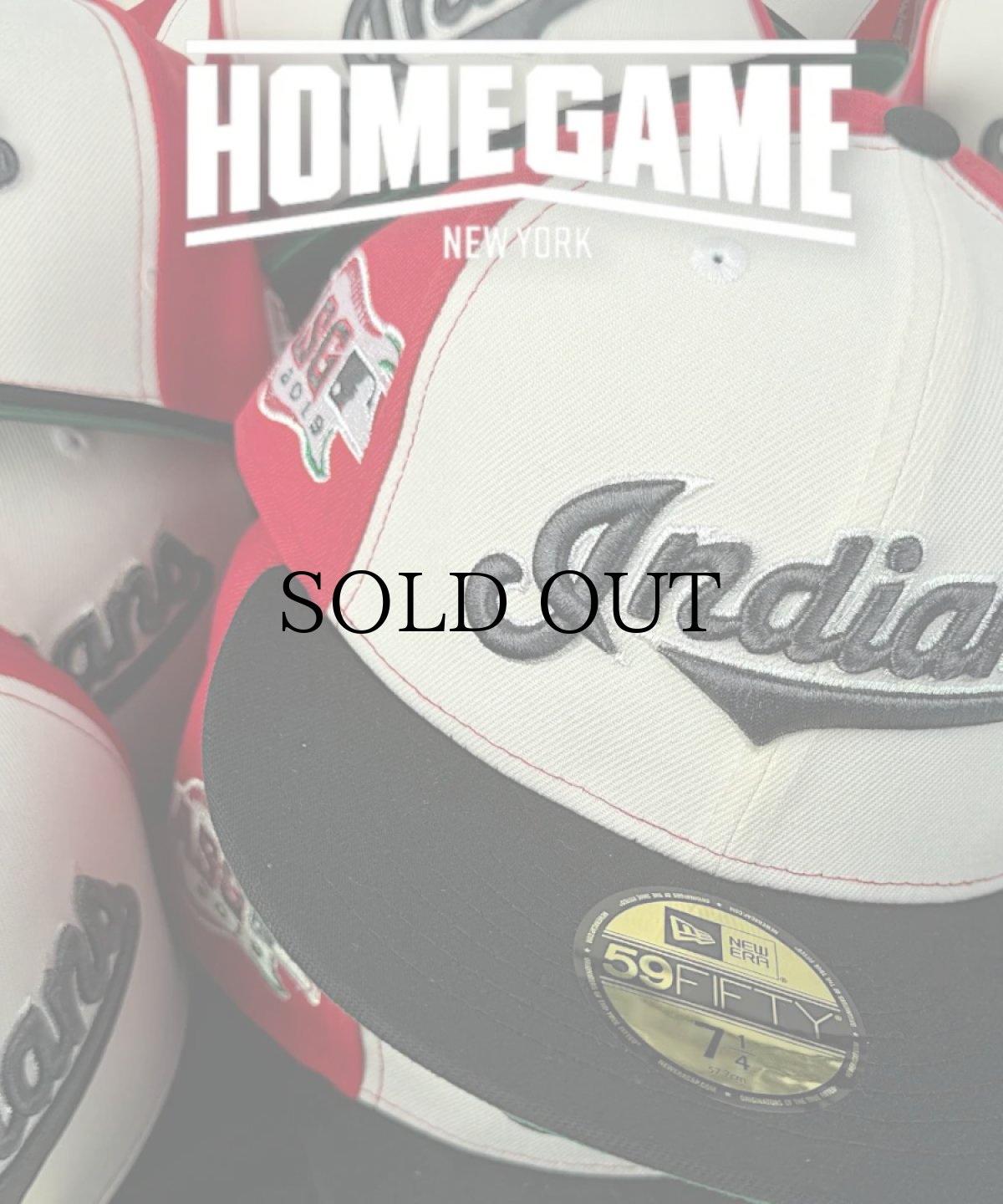 画像2: NEW ERA / 59FIFTY Cleveland Indians ALL STAR GAME 2019 FRONT DOOR RED/BLACK (2)