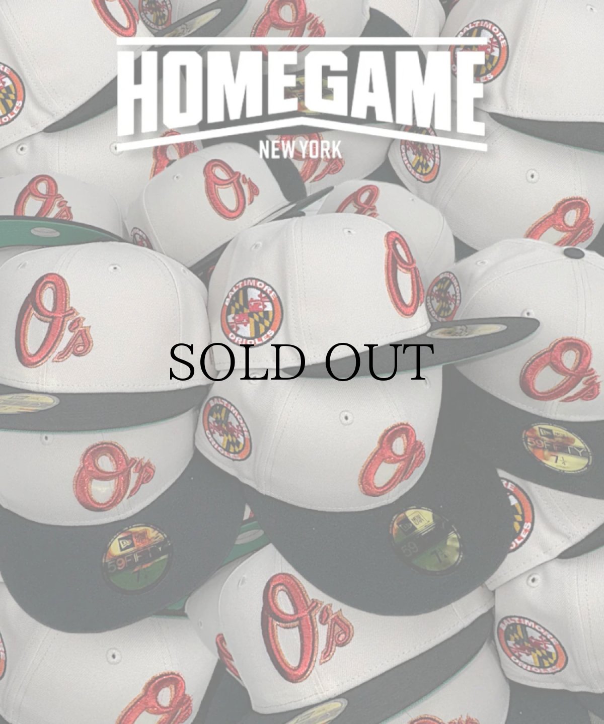 画像1: NEW ERA / 59FIFTY Baltimore Orioles CHROME WHITE/BLACK (1)