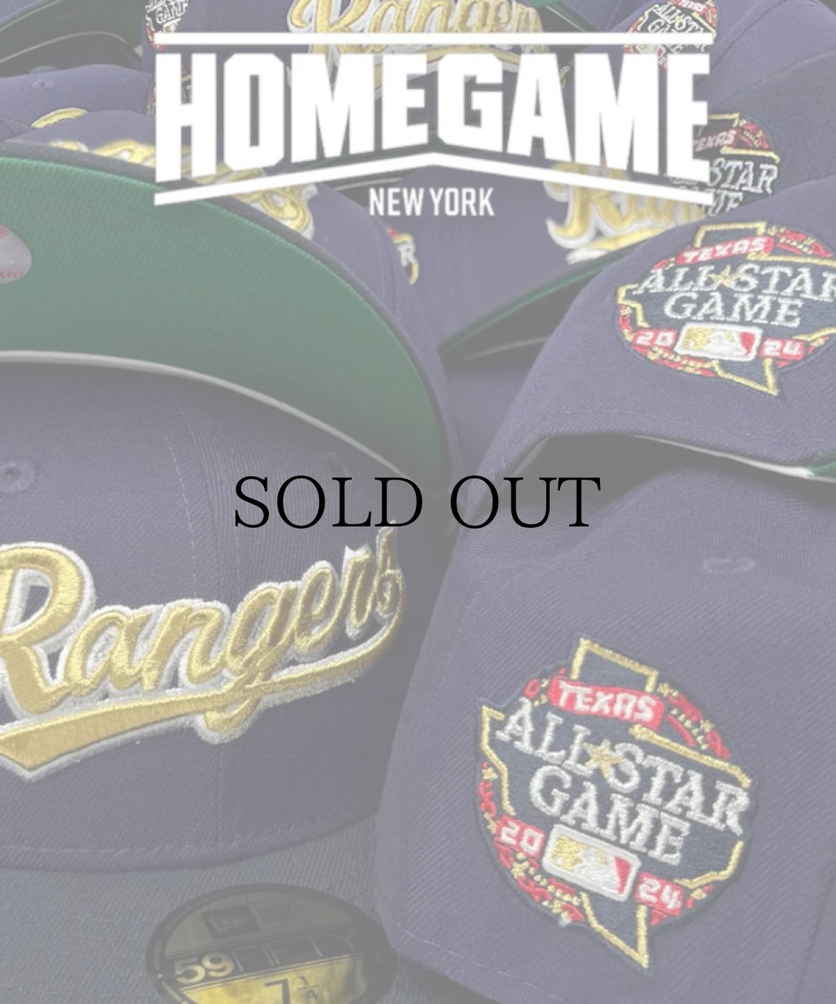 画像2: NEW ERA /  59FIFTY TEXAS RANGERS 2024 ALL STAR GAME PURPLE/NIGHT SHIFT NAVY (2)