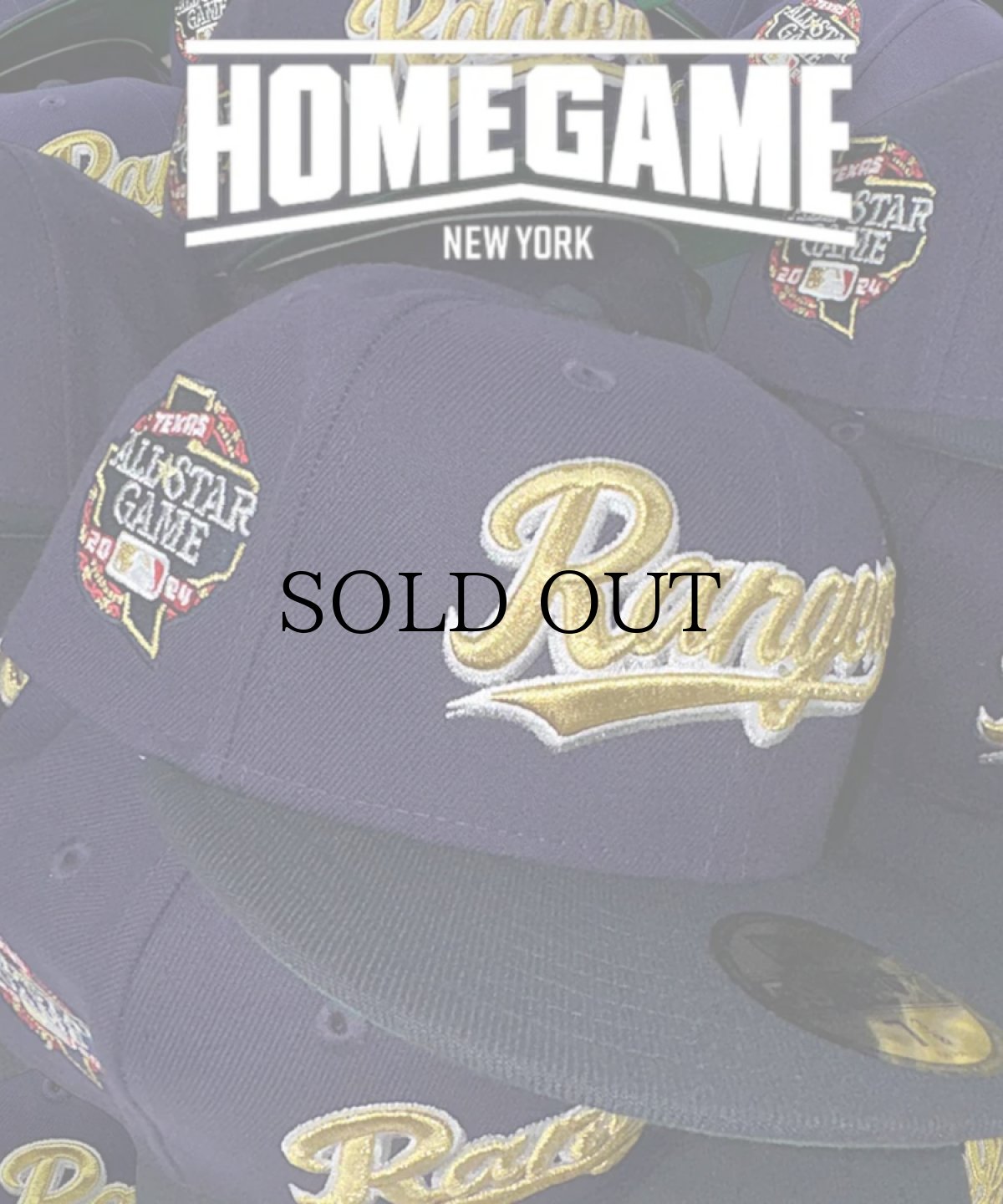 画像1: NEW ERA /  59FIFTY TEXAS RANGERS 2024 ALL STAR GAME PURPLE/NIGHT SHIFT NAVY (1)