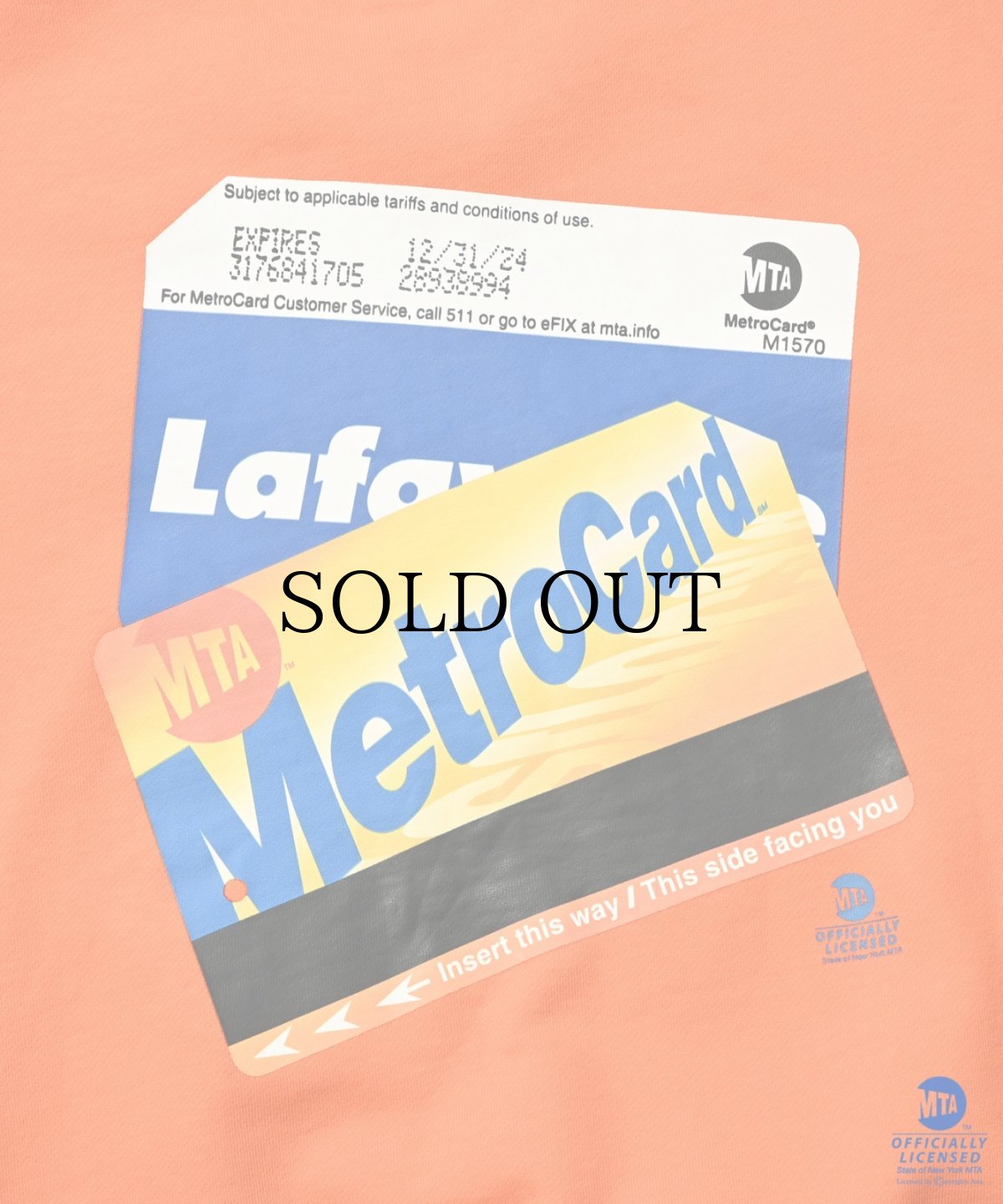 画像13: LFYT(ラファイエット) / LFYT x MTA Metro Card CREW SWEAT (13)