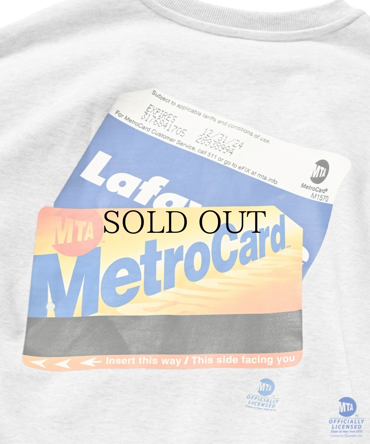 画像12: LFYT(ラファイエット) / LFYT x MTA Metro Card CREW SWEAT (12)