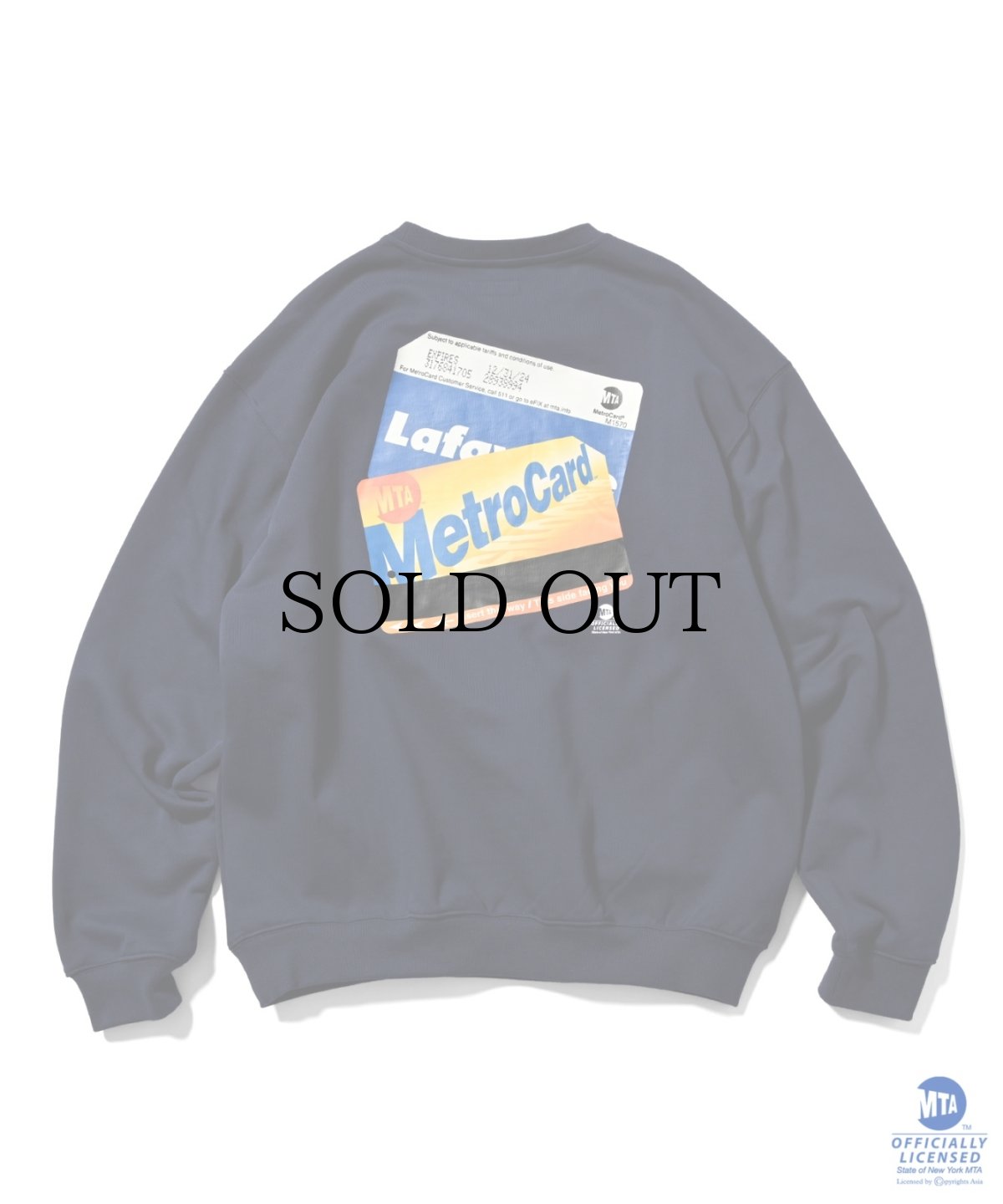 画像8: LFYT(ラファイエット) / LFYT x MTA Metro Card CREW SWEAT (8)