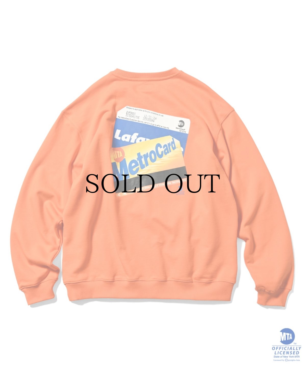 画像7: LFYT(ラファイエット) / LFYT x MTA Metro Card CREW SWEAT (7)
