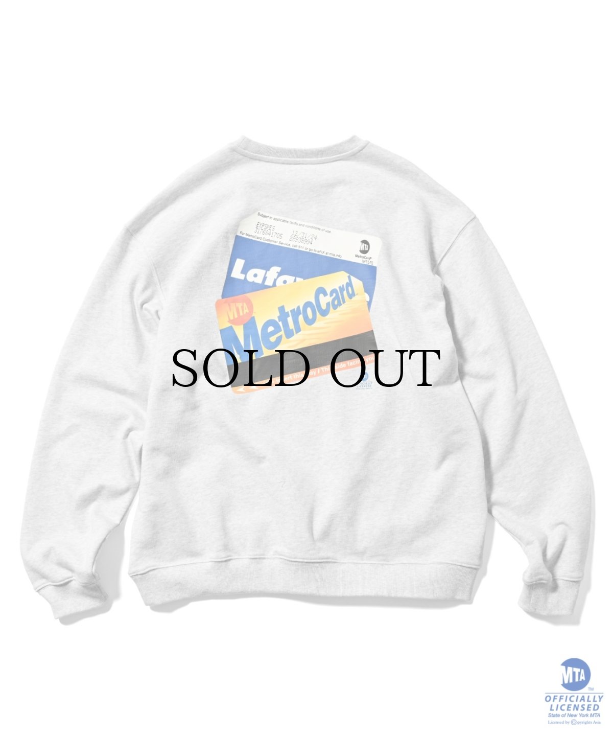 画像6: LFYT(ラファイエット) / LFYT x MTA Metro Card CREW SWEAT (6)