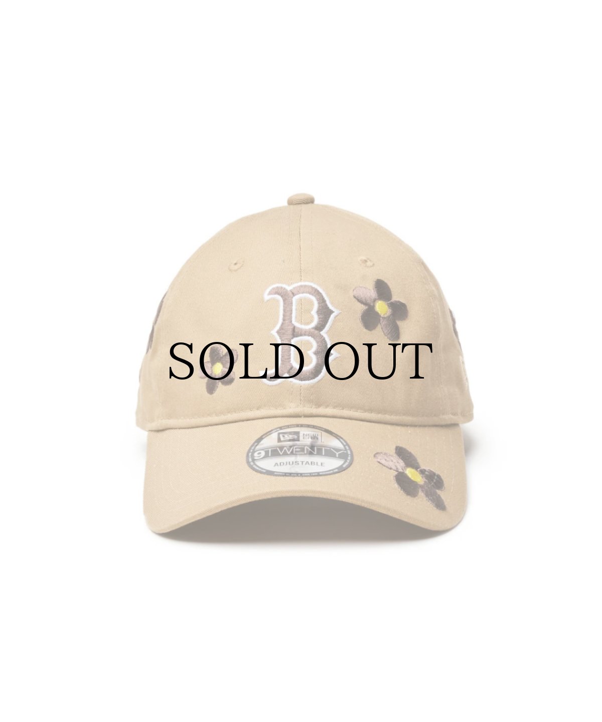 画像2: NEW ERA / 9TWENTY MLB Flower Embroidery ボストン・レッドソックス (2)