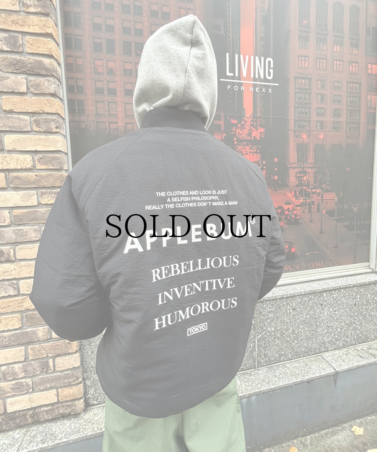 画像1: APPLEBUM(アップルバム) / Light MA-1 Jacket (1)