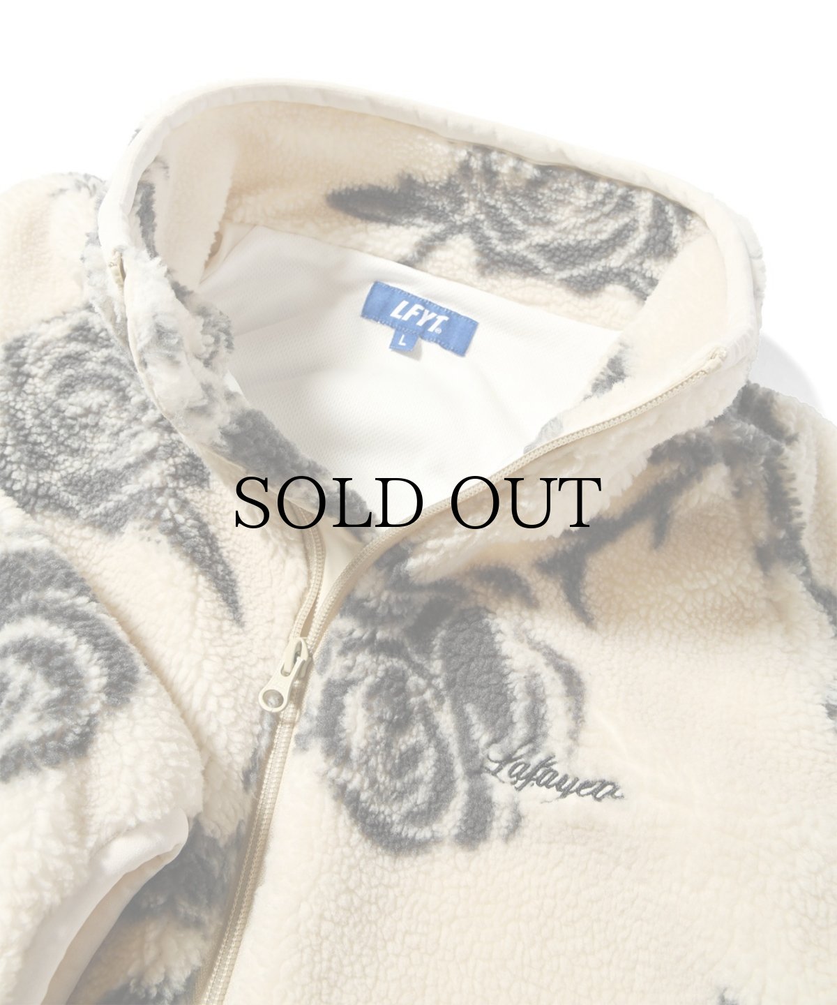 画像9: LFYT(ラファイエット) / ROSE ALLOVER PATTERNED FLEECE JACKET (9)