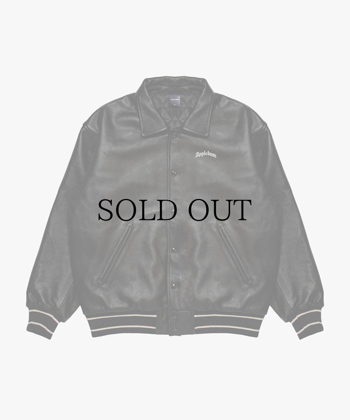画像3: APPLEBUM(アップルバム) / All Leather Stadium Jacket (3)