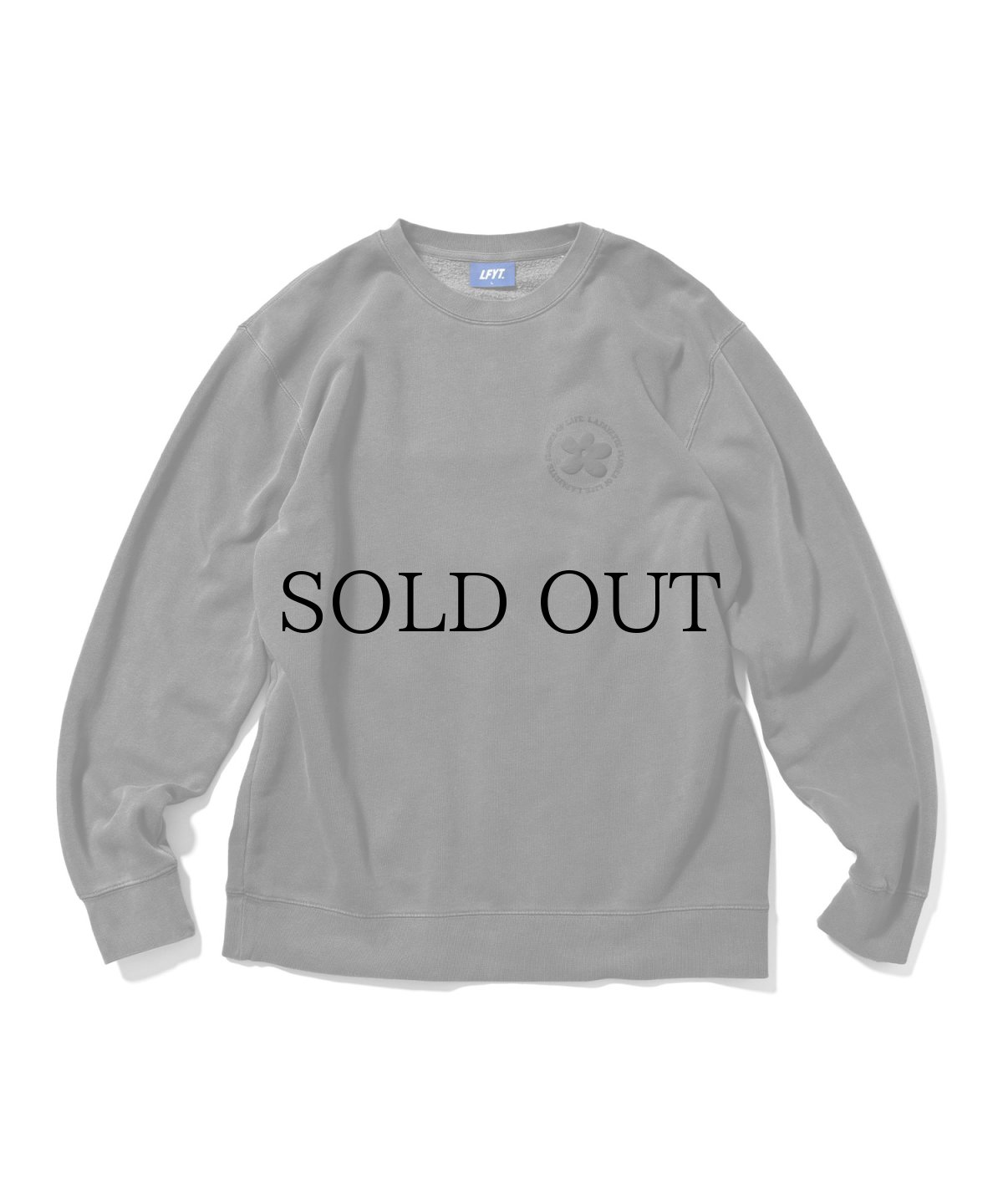 画像2: LFYT(ラファイエット) /  PIGMENT DYED FLOWER CREW SWEAT (2)