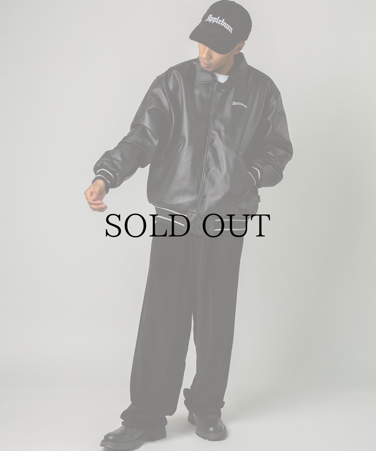 画像13: APPLEBUM(アップルバム) / All Leather Stadium Jacket (13)