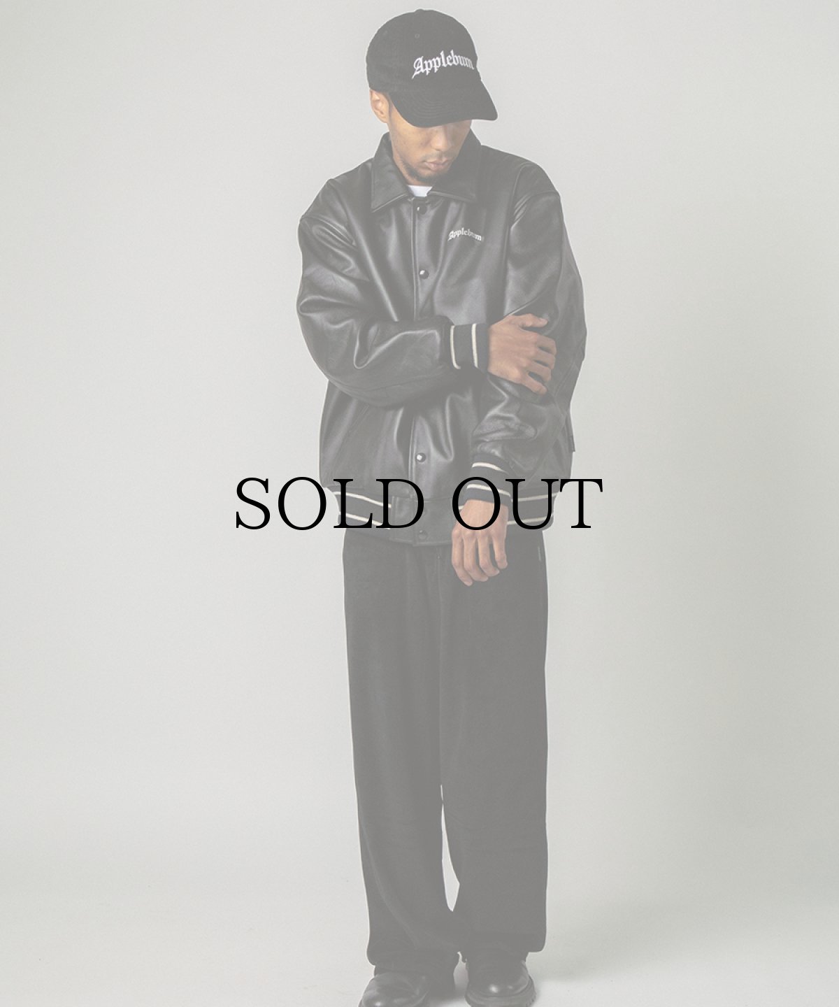 画像14: APPLEBUM(アップルバム) / All Leather Stadium Jacket (14)