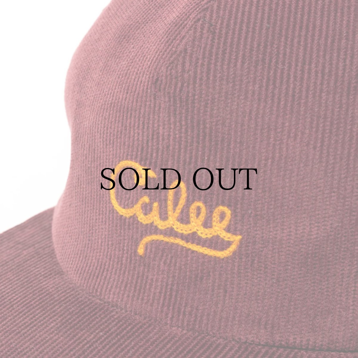 画像6: CALEE(キャリー) / 13w CORDUROY CALEE LOGO CAP (6)