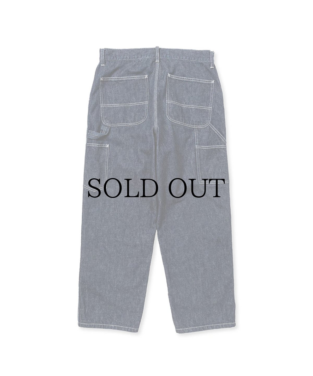 画像2: CALEE(キャリー) / VINTAGE REPRODUCT DENIM PAINTER PANTS ＜OW＞ (2)