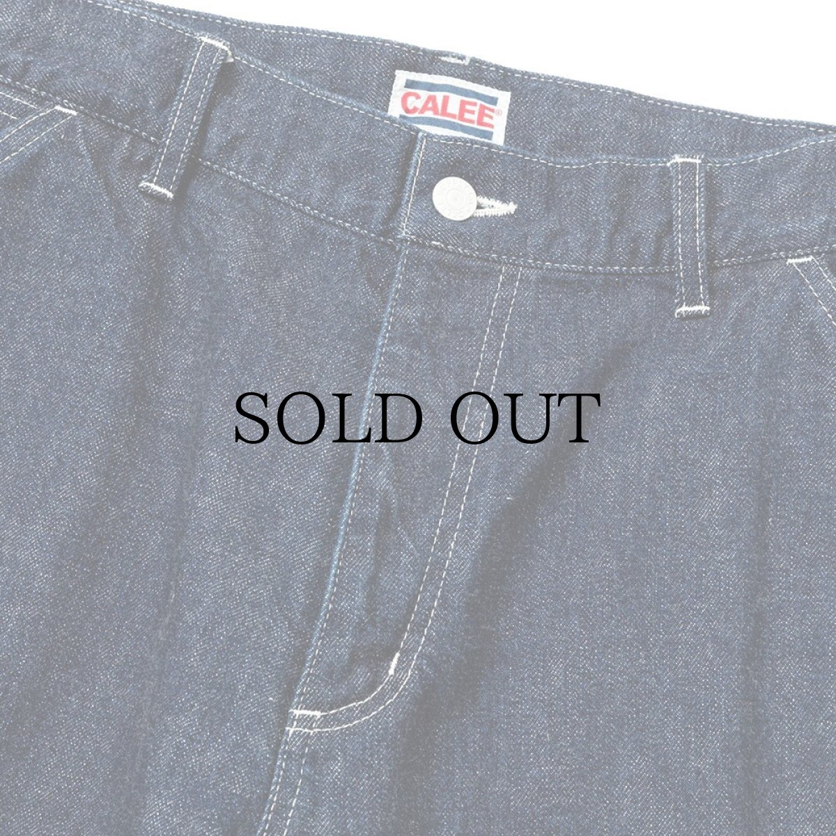 画像3: CALEE(キャリー) / VINTAGE REPRODUCT DENIM PAINTER PANTS ＜OW＞ (3)