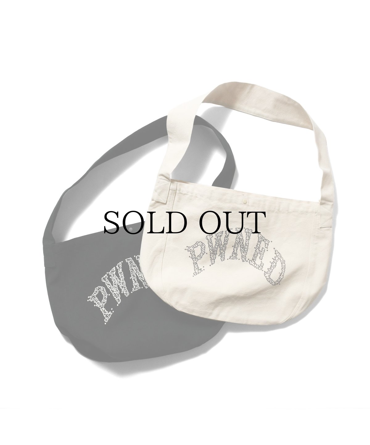 画像1: PWNED(パウンド) / mirocks × PWNED CANVAS SHOULDER BAG (1)
