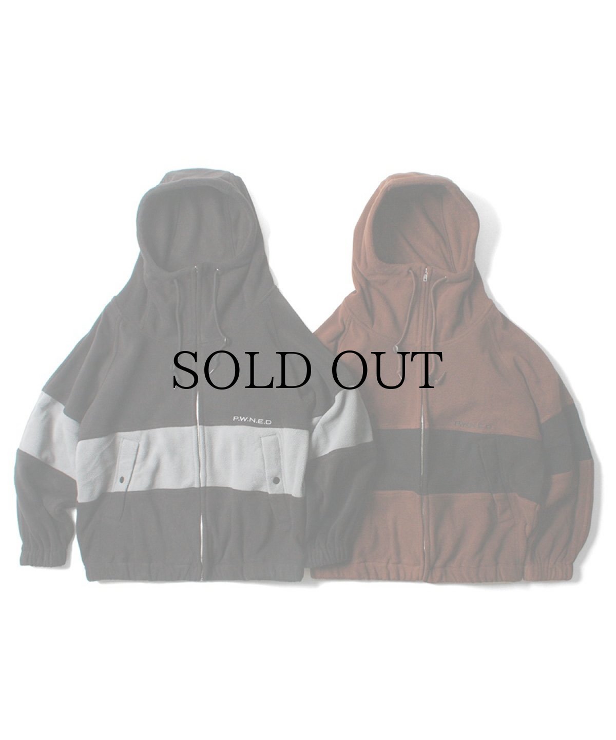 画像6: PWNED(パウンド) / HIGH COLLAR FLEECE JACKET (6)