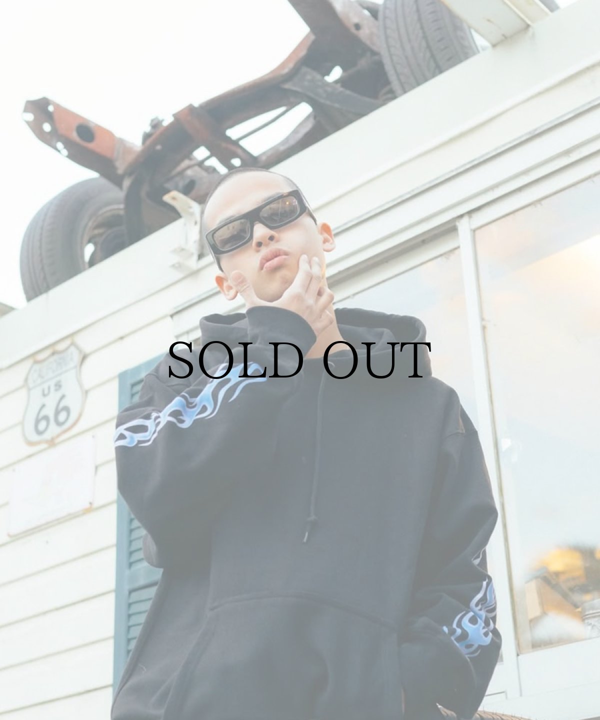 画像9: HIDEANDSEEK(ハイドアンドシーク) / HIDEANDSEEK×CarService Hooded Sweat Shirt (9)