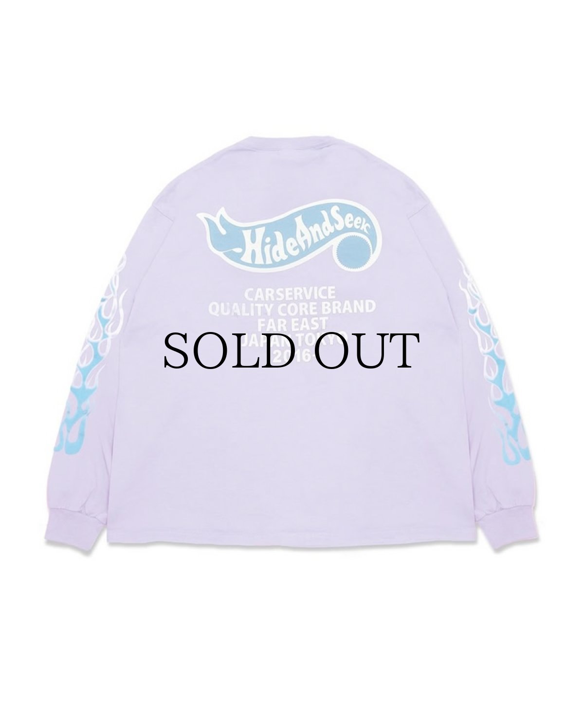 画像5: HIDEANDSEEK(ハイドアンドシーク) / HIDEANDSEEK×CarService L/S Tee-1 (5)