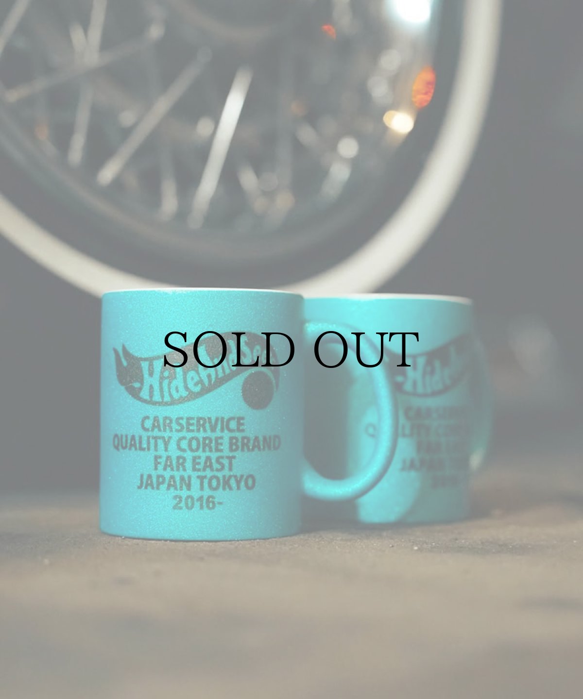 画像2: HIDEANDSEEK(ハイドアンドシーク) / HIDEANDSEEK×CarService Glitter Mug Cup (2)