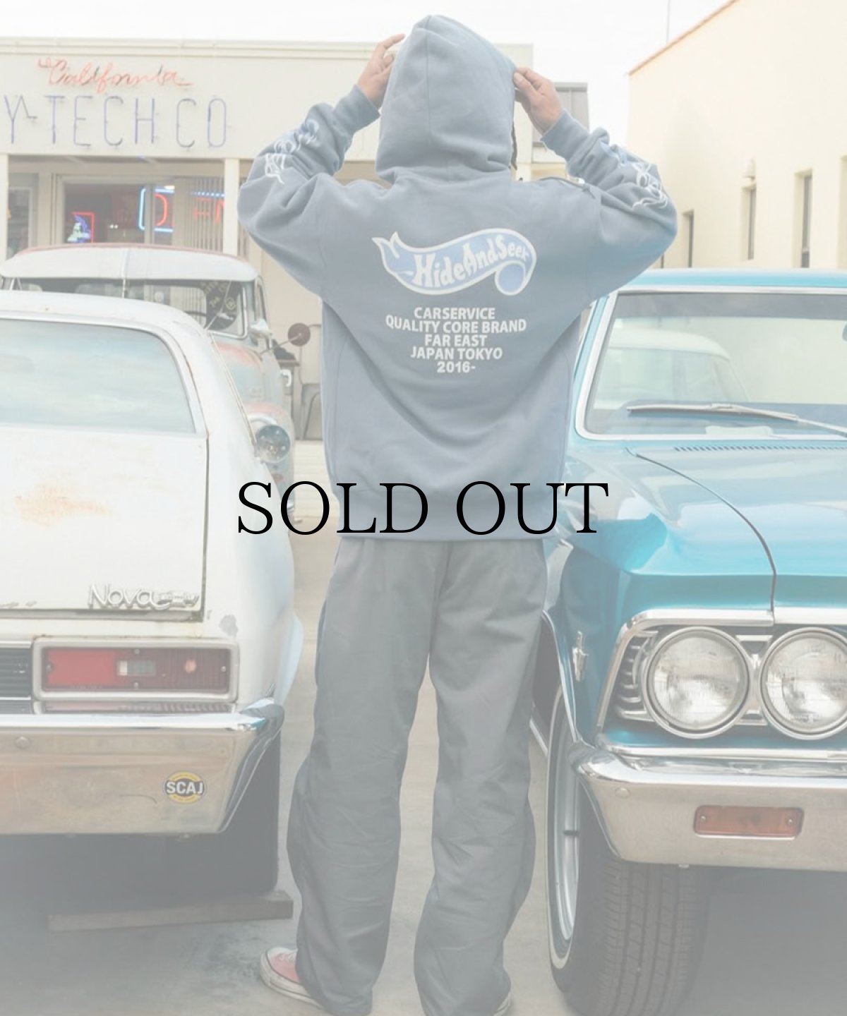 画像10: HIDEANDSEEK(ハイドアンドシーク) / HIDEANDSEEK×CarService Hooded Sweat Shirt (10)