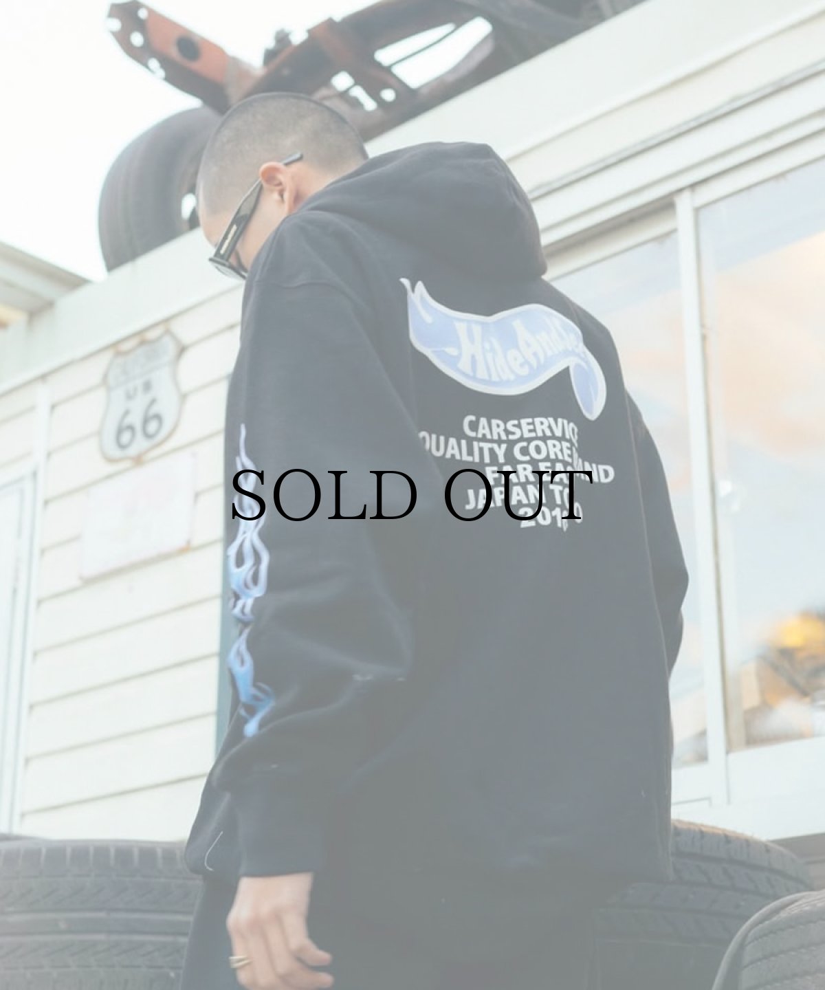 画像8: HIDEANDSEEK(ハイドアンドシーク) / HIDEANDSEEK×CarService Hooded Sweat Shirt (8)