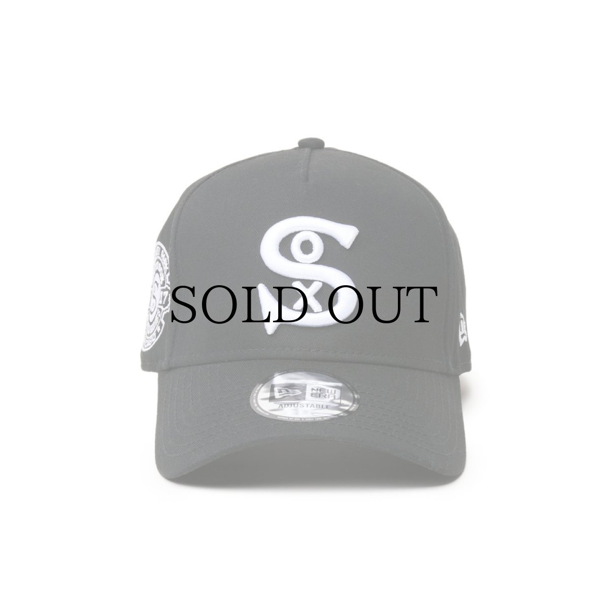 画像2: NEW ERA / 9FORTY A-Frame MLB Black & White シカゴ・ホワイトソックス クーパーズタウン (2)