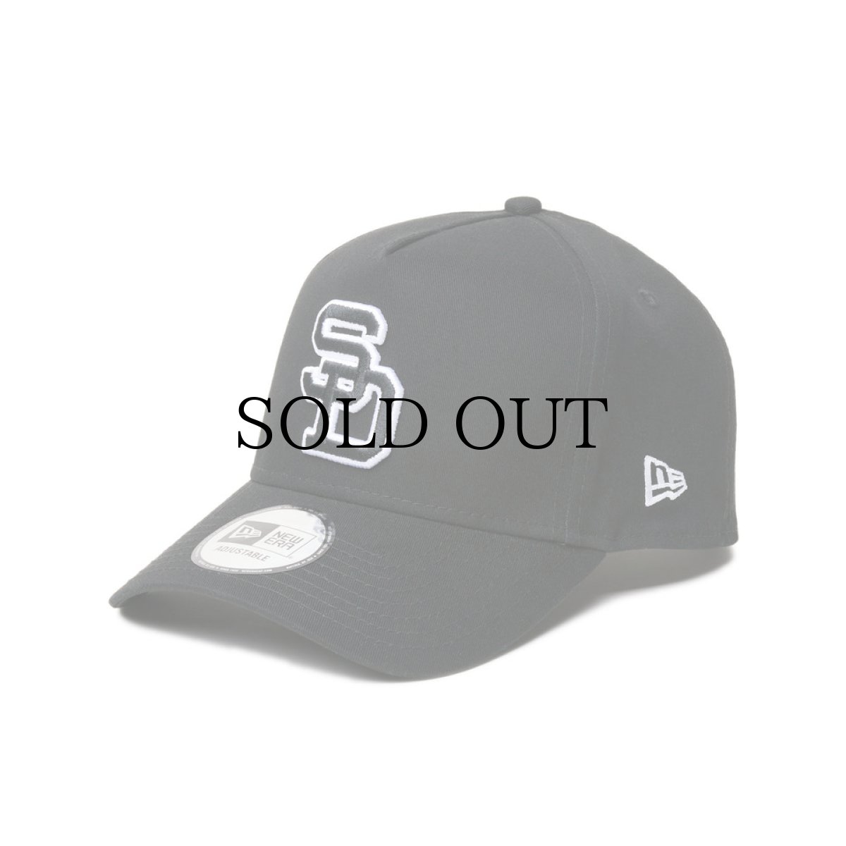 画像3: NEW ERA / 9FORTY A-Frame MLB Black & White サンディエゴ・パドレス クーパーズタウン (3)