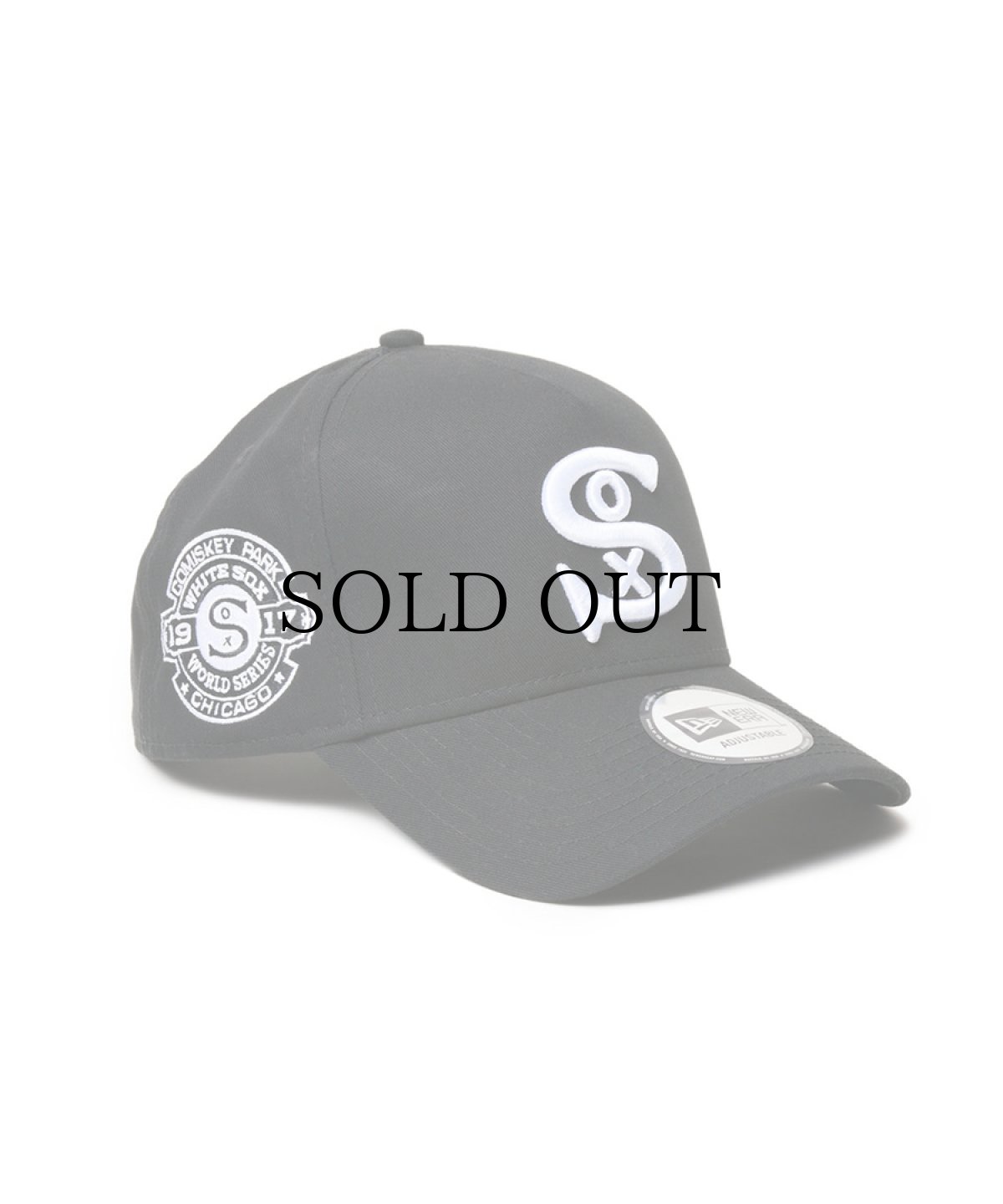 画像1: NEW ERA / 9FORTY A-Frame MLB Black & White シカゴ・ホワイトソックス クーパーズタウン (1)