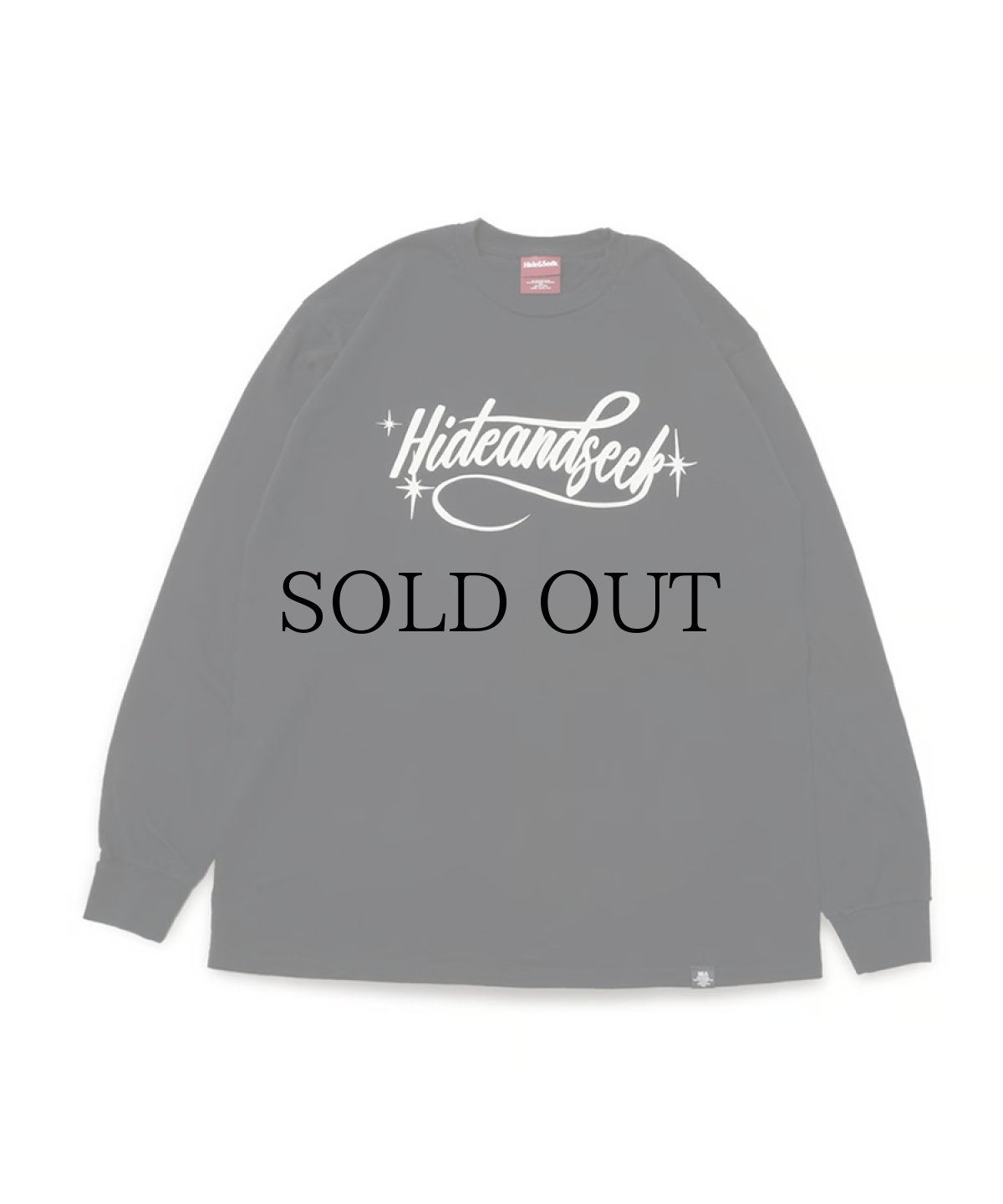 画像1: HIDEANDSEEK(ハイドアンドシーク) / Cursive Logo L/S Tee (1)