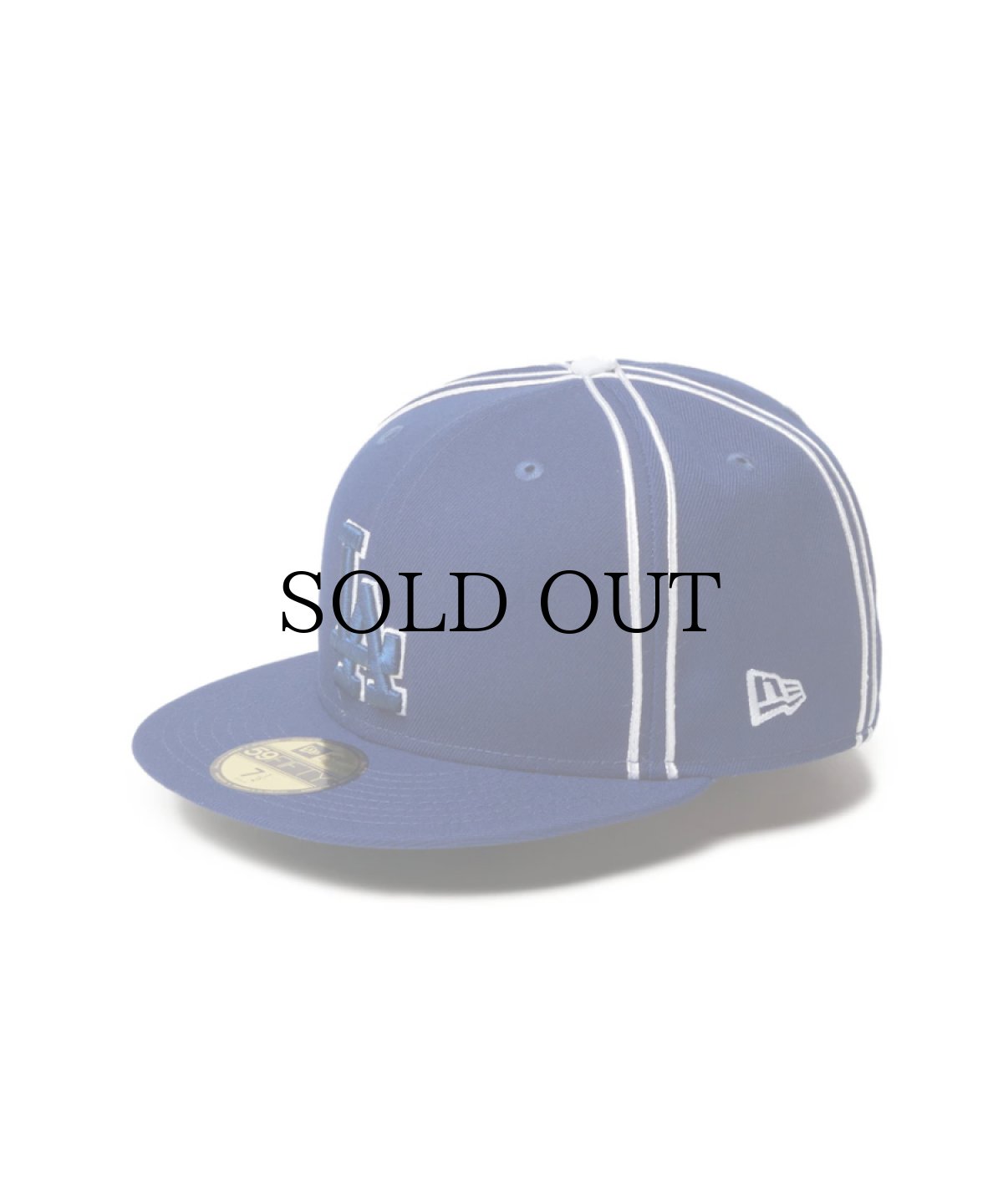 画像2: NEW ERA / 59FIFTY MLB Piping ロサンゼルス・ドジャース ダークロイヤル (2)