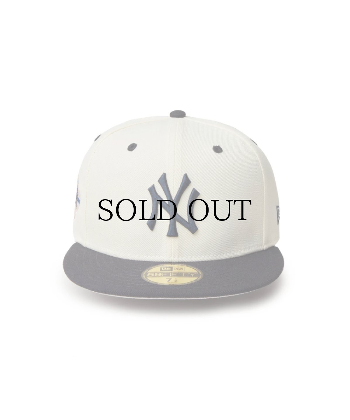 画像3: NEW ERA / 59FIFTY MLB Wool Visor ニューヨーク・ヤンキース クローム ネイビーバイザー (3)