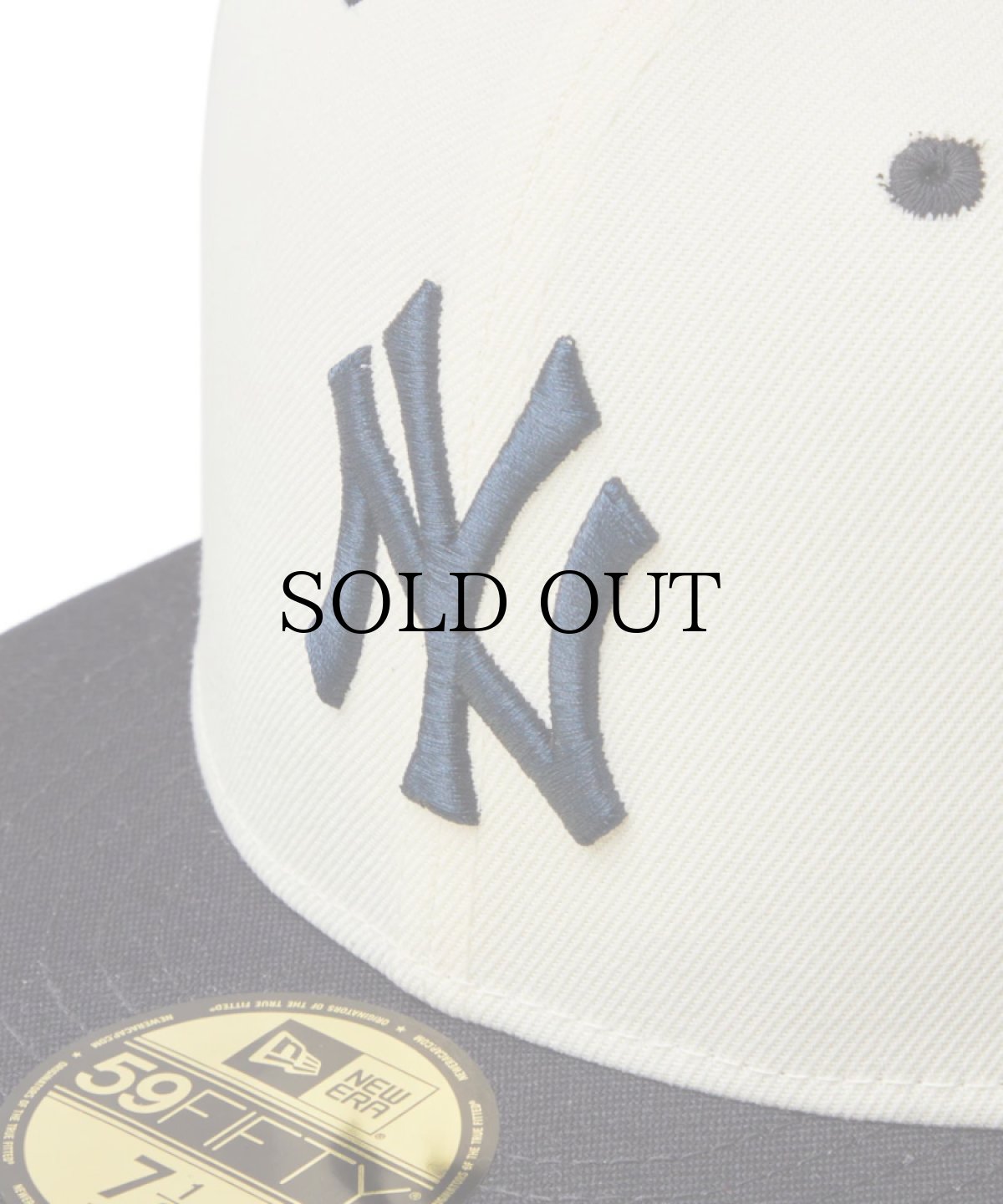 画像7: NEW ERA / 59FIFTY MLB Wool Visor ニューヨーク・ヤンキース クローム ネイビーバイザー (7)