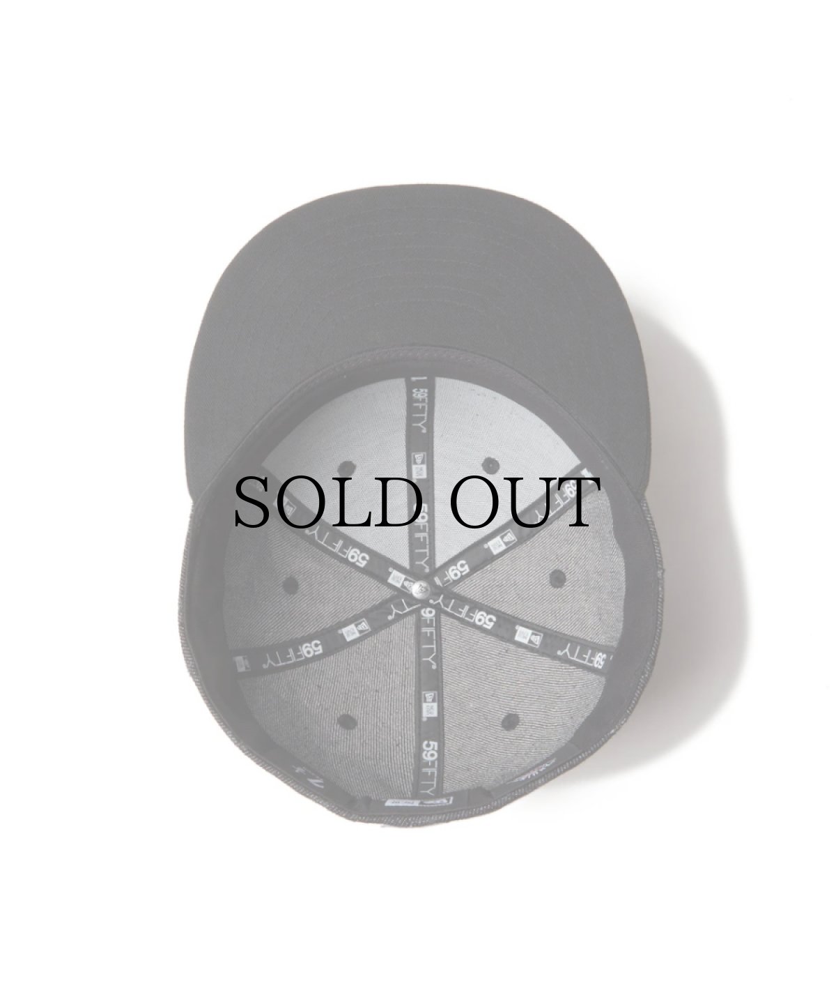 画像3: NEW ERA / 59FIFTY Denim Monogram シカゴ・ホワイトソックス ブラックデニム ブラックバイザー (3)