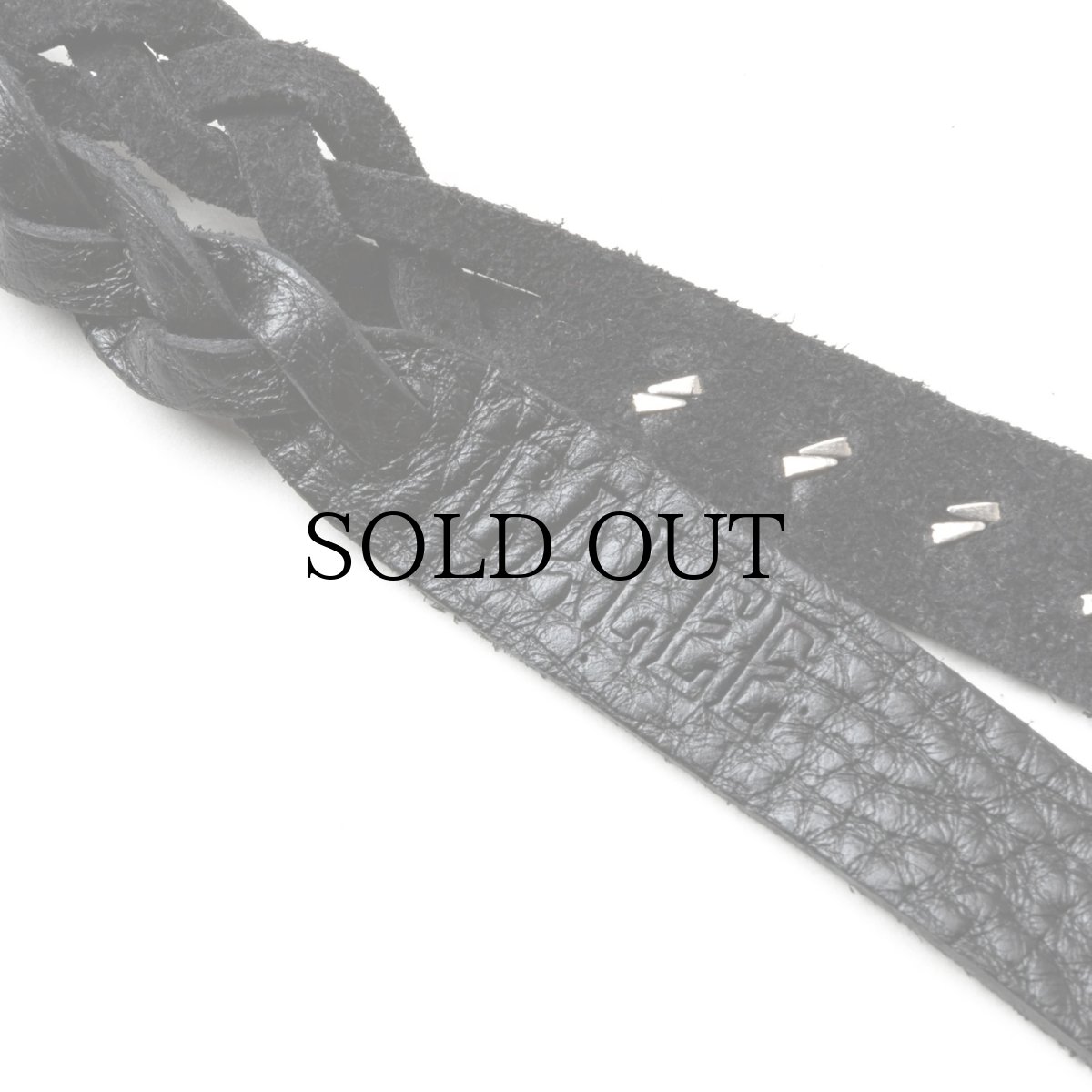 画像7: CALEE(キャリー) / STUDS & KNITTING LEATHER LONG KEY RING ＜TYPE A＞ (7)