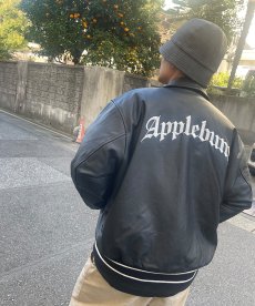 画像1: APPLEBUM(アップルバム) / All Leather Stadium Jacket (1)