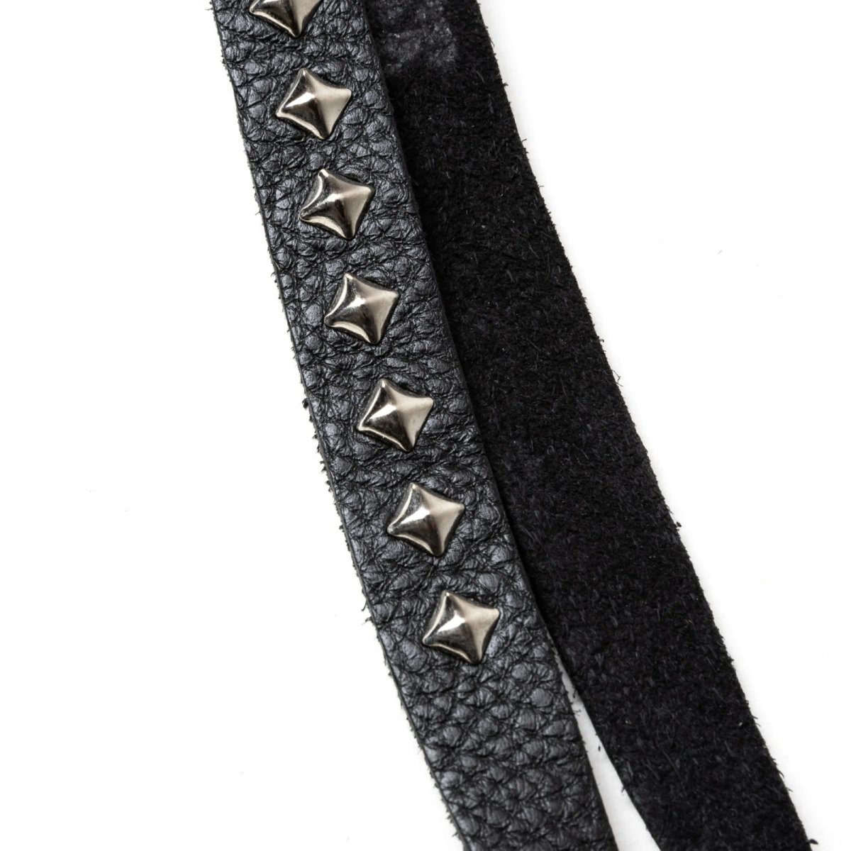 画像5: CALEE(キャリー) / STUDS & KNITTING LEATHER LONG KEY RING <TYPE A> (5)