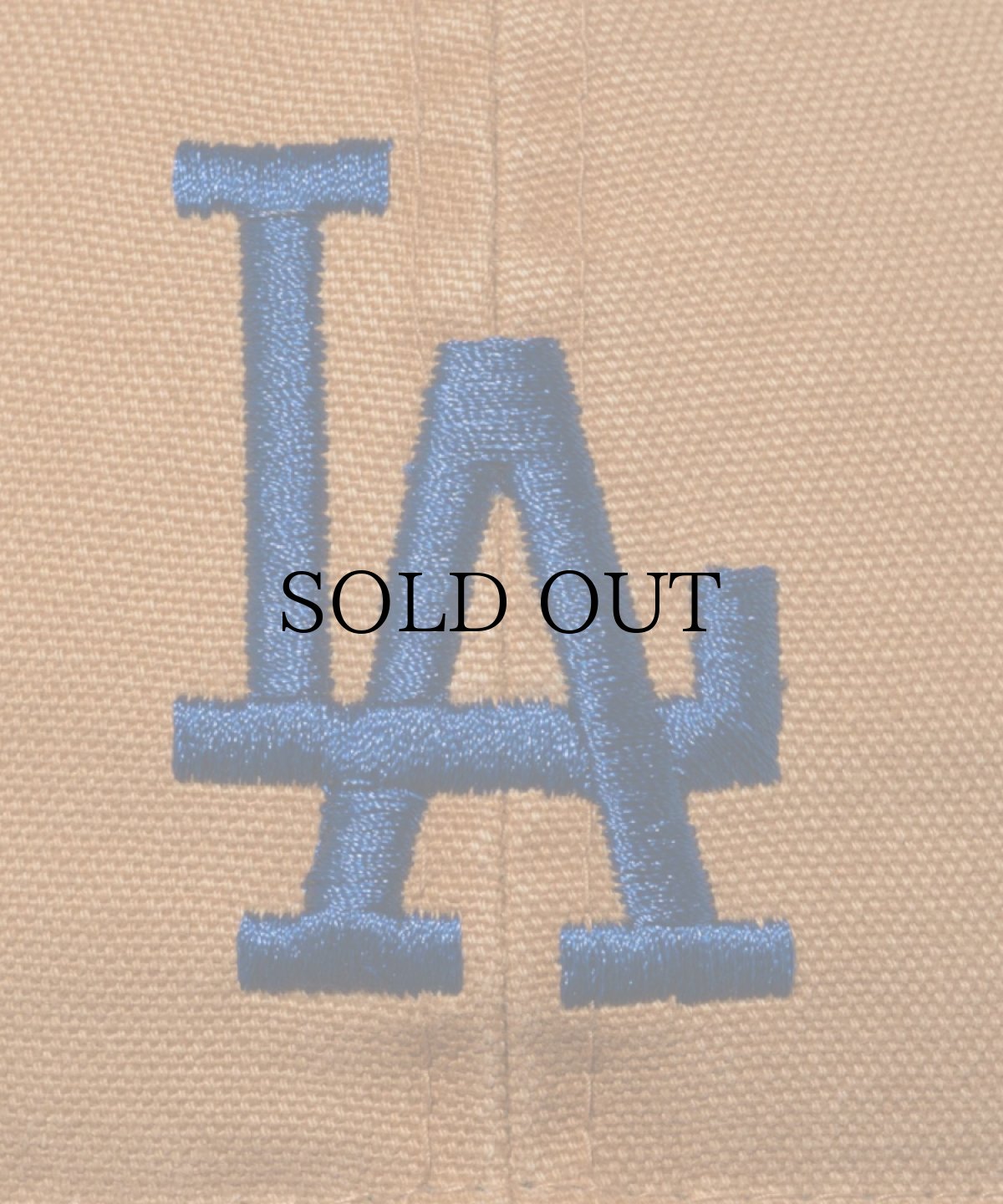 画像5: NEW ERA / 9TWENTY MLB Washed Duck ロサンゼルス・ドジャース ライトブロンズ ネイビーバイザー (5)