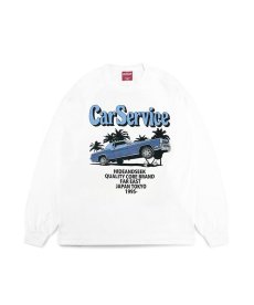 画像1: HIDEANDSEEK(ハイドアンドシーク) / HIDEANDSEEK×CarService L/S Tee-2 (1)